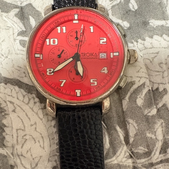 Hands On With The Tutima Saxon One Chronograph In Bold  Troika Red Chronograph Timepiece